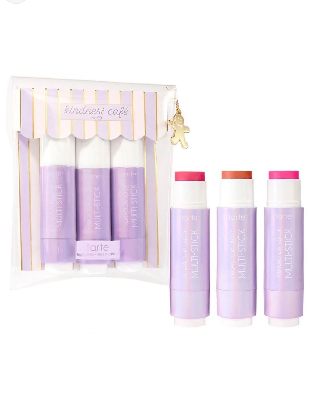 Tarte Cheek Soufflé Maracuja Juicy Blush and Lip Multi-Stick Trio